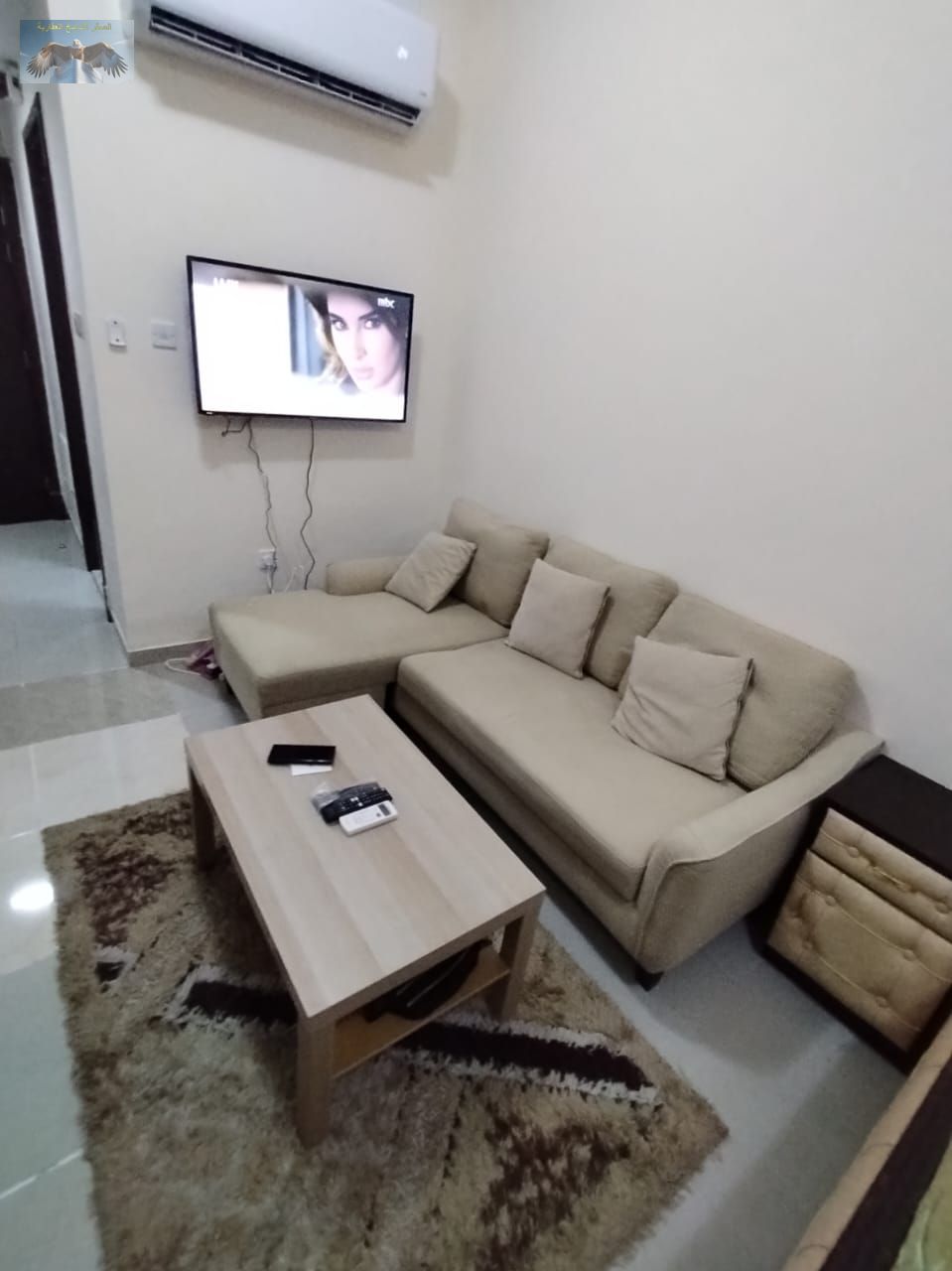 A golden and fantastic opportunity for monthly rent of a studio apartment with a prime location and stunning views in Ajman.