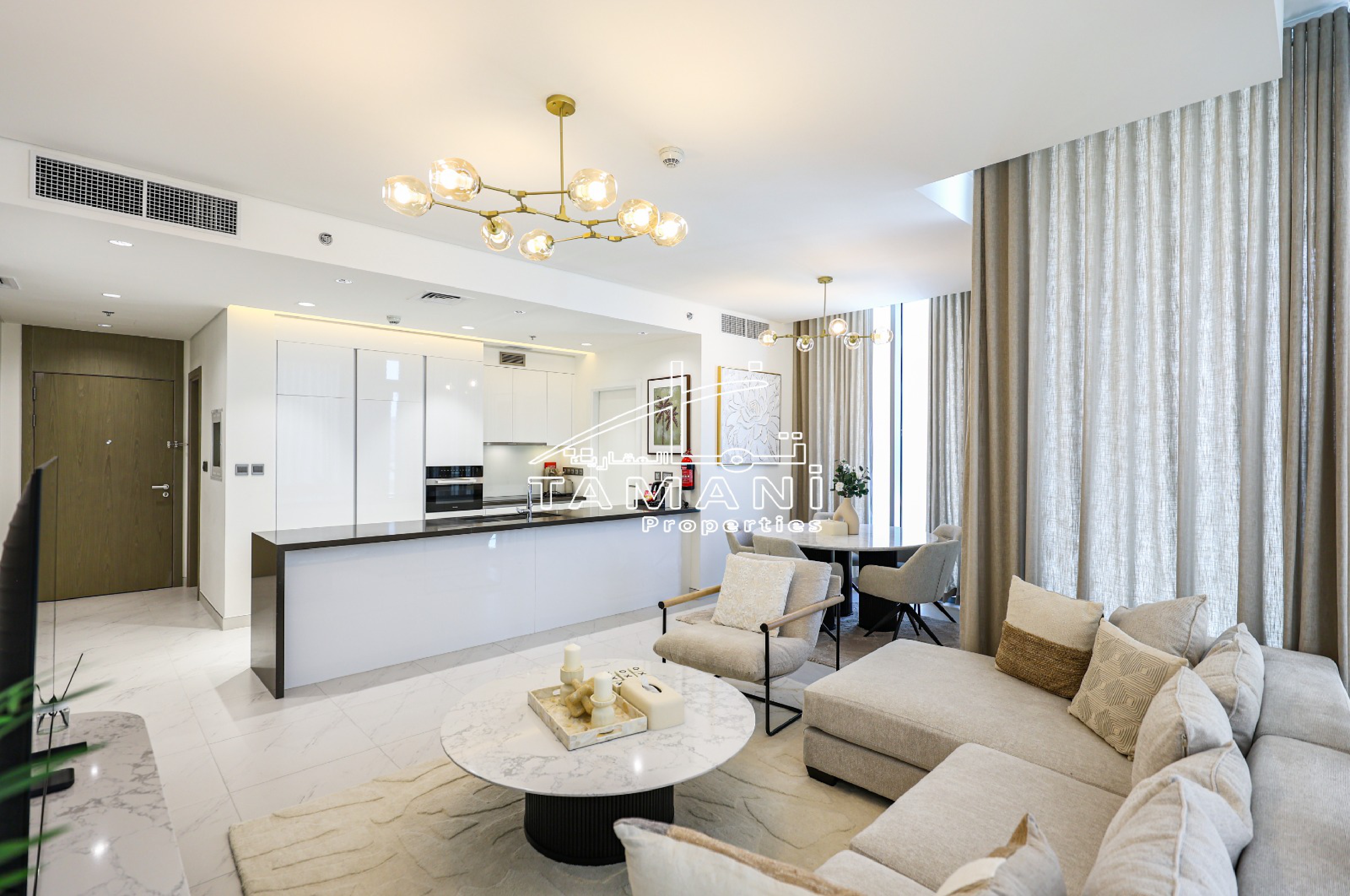 Lagoon View Contemporary 2BR Prime Location