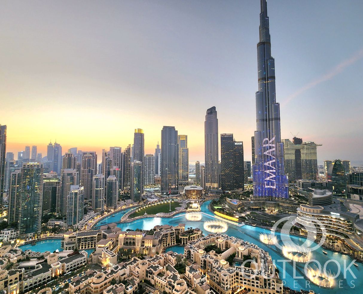 Full Burj and Fountain View | Furnished | Top Floor