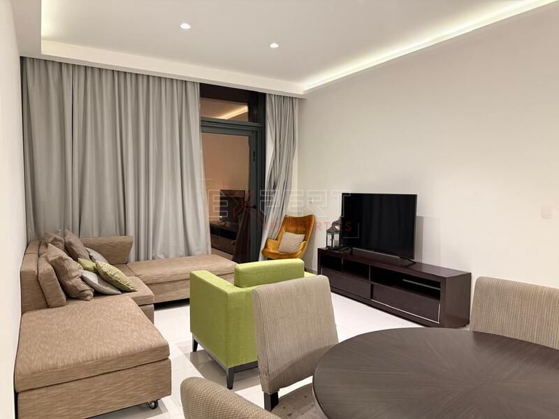 Modern Furnished 2BR | Private Balcony | Open-Plan Living