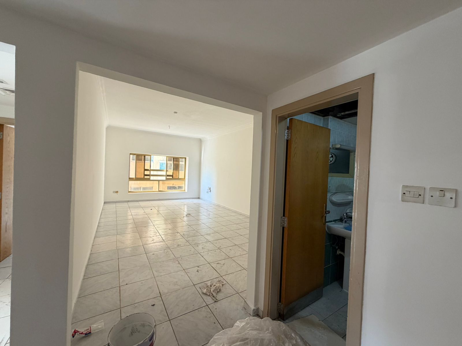 Master bedroom with a balcony, very spacious areas, and beautiful finishes, featuring an open front view overlooking Al Safia Park. Located in a vibr