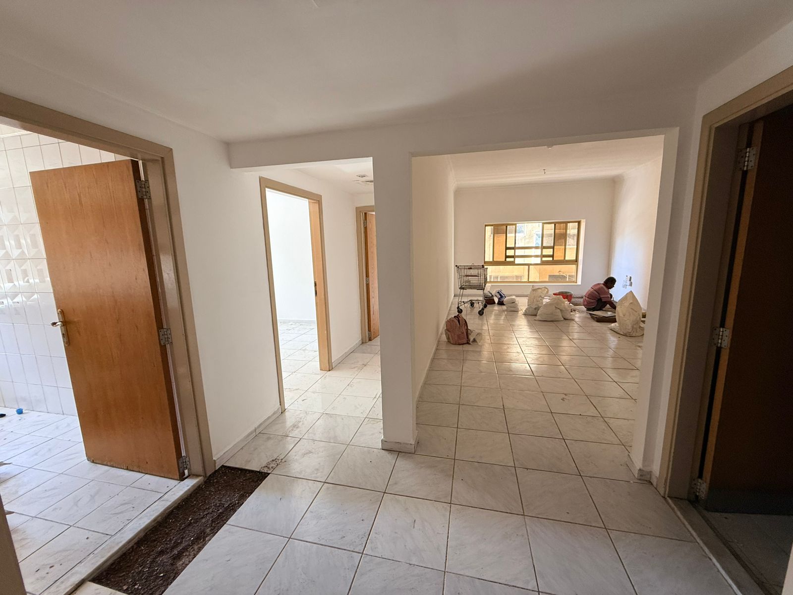 Largest 2BR in Al Majaz 3, wide spaces, balcony with open view, central AC, free parking, unbeatable price.