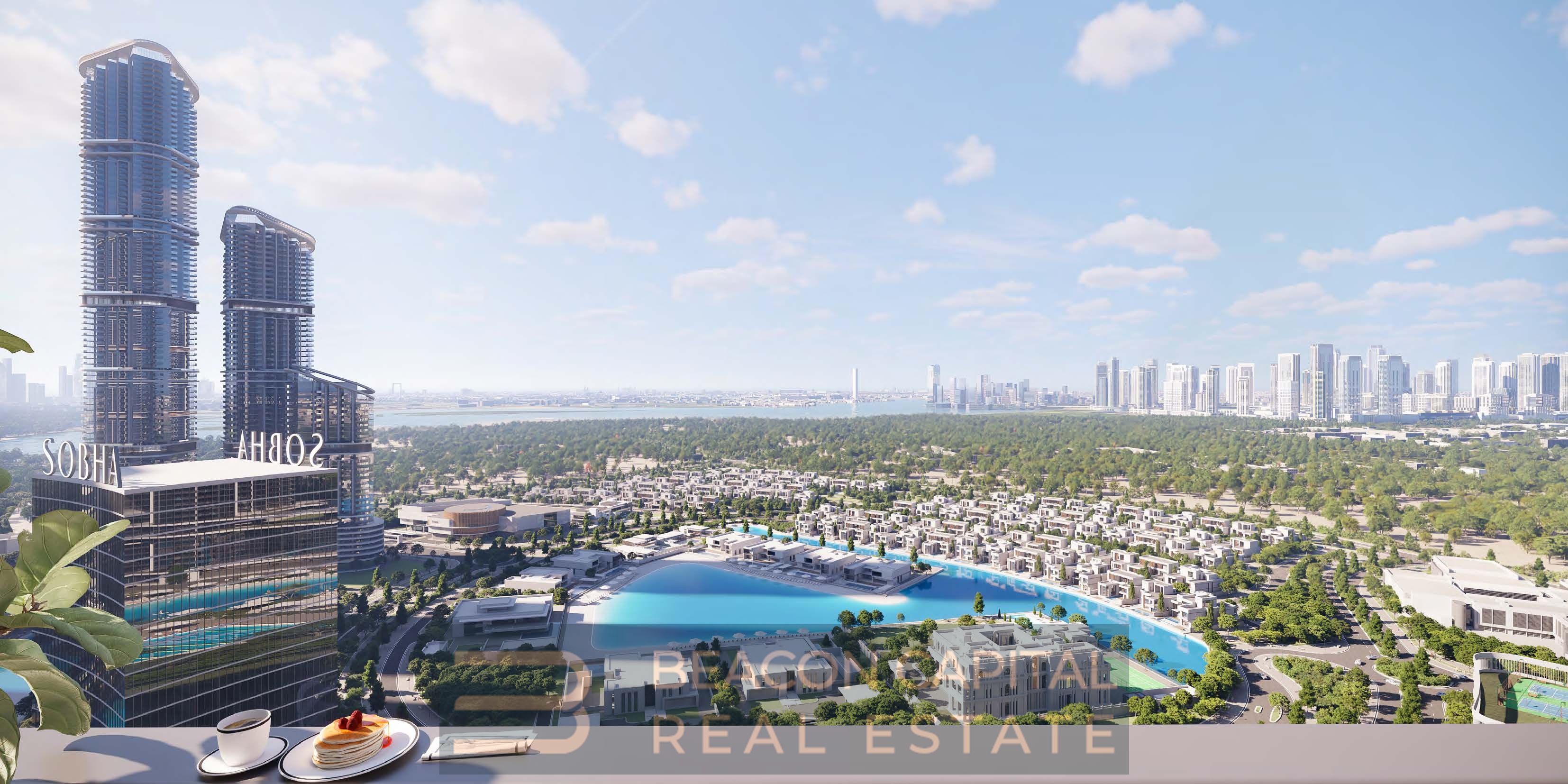 Lagoon View | Middle Floor | Spacious Layout