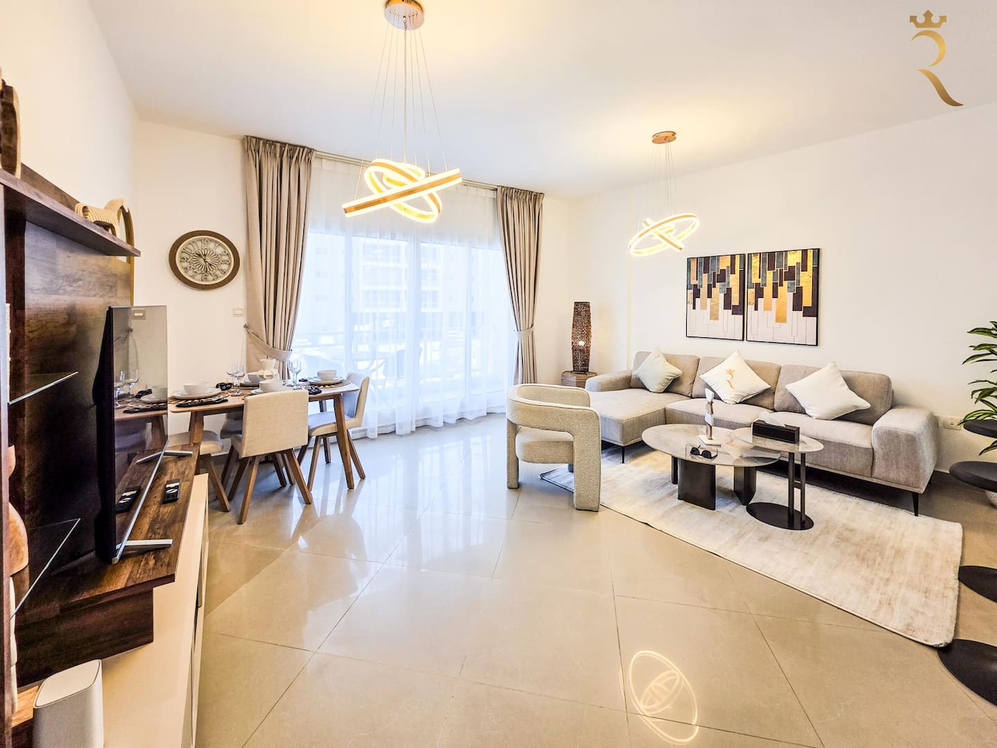 Refined 1BR Stay | Poolside Serenity & Gym