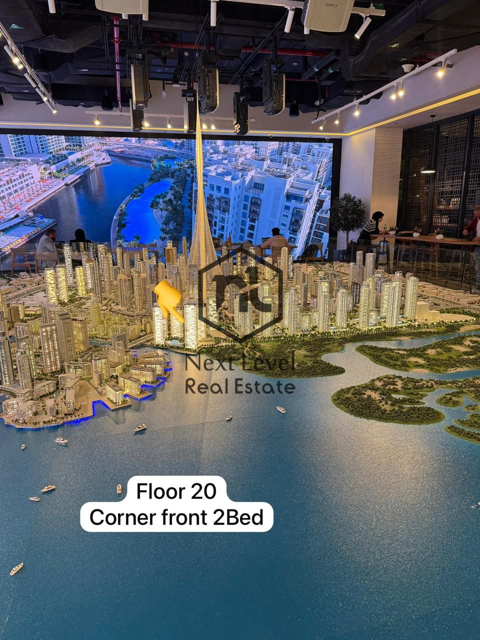 Full Water View and Burjkhalifa I 2-Bedroom Waterfront Apartment I High floor | Dubai Creek Harbour