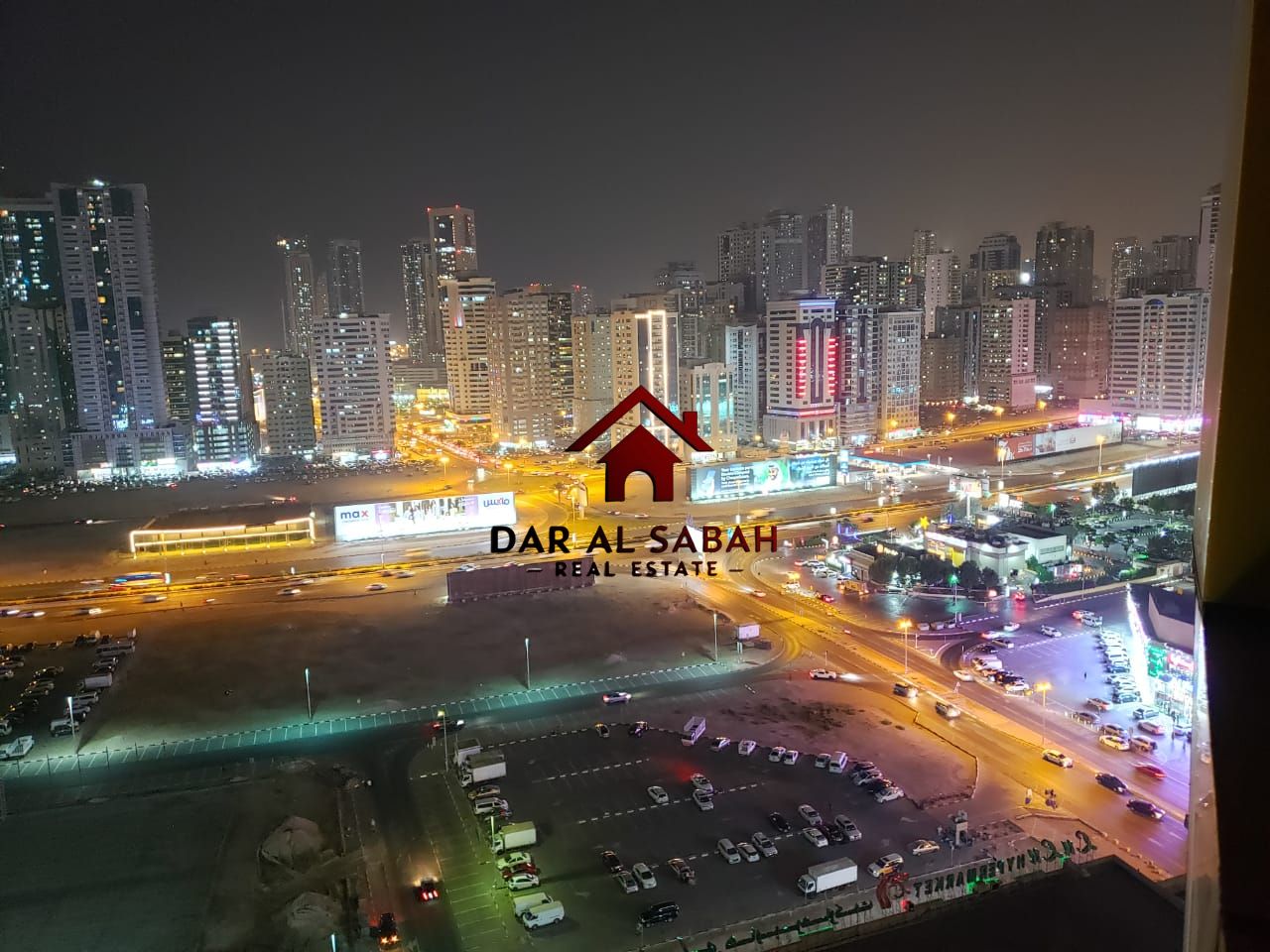 1BHK 1MONTH FREE 6 CHEQUES= WITH OPEN VIEW BALCONY FRONT OF AL NAHDA PARK FOR FAMILY