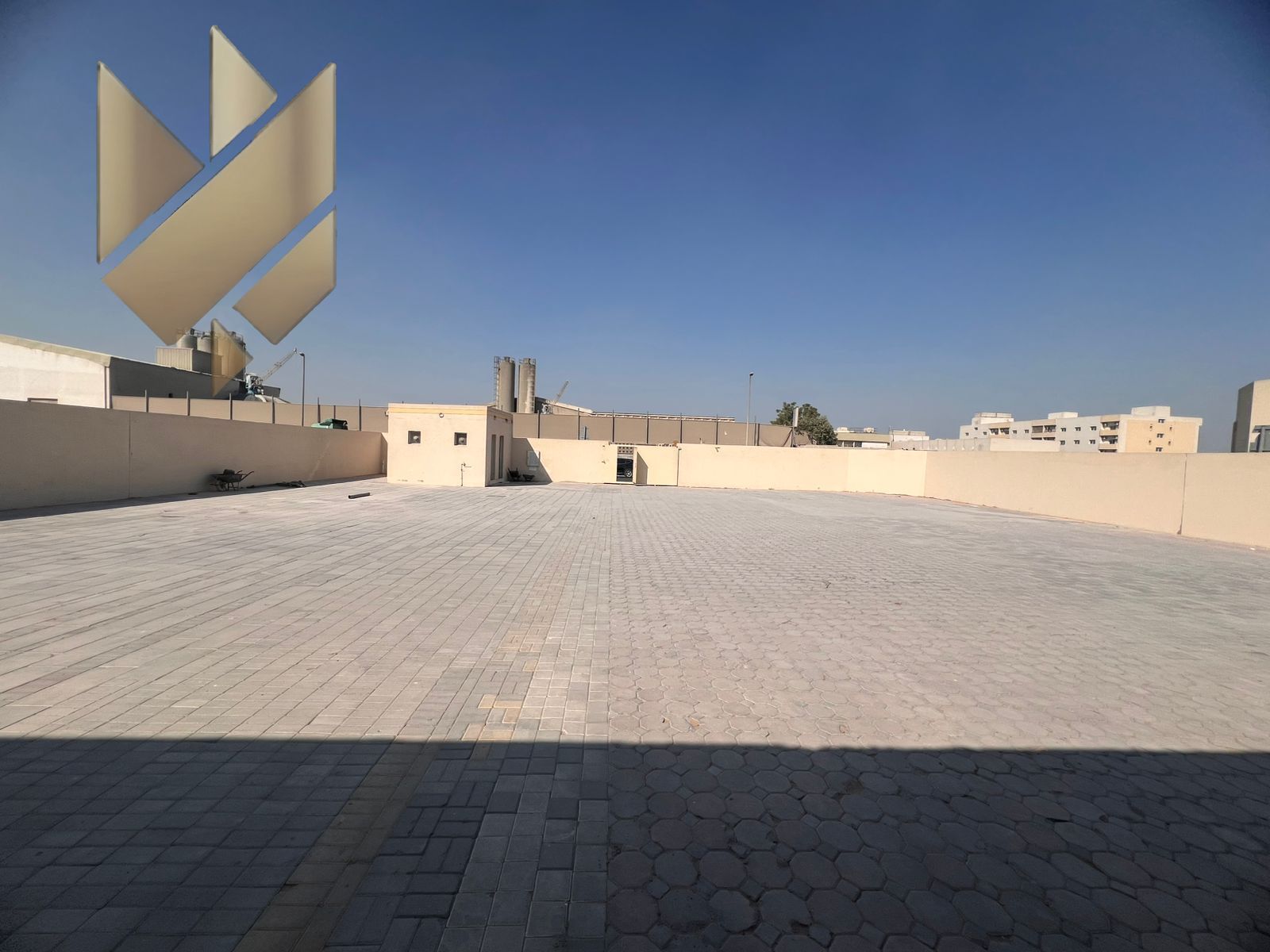 Multi-use yard | 10,000 sq. ft. | First use | 25 kW electricity | Main road | Very prime location | Office & bathroom included