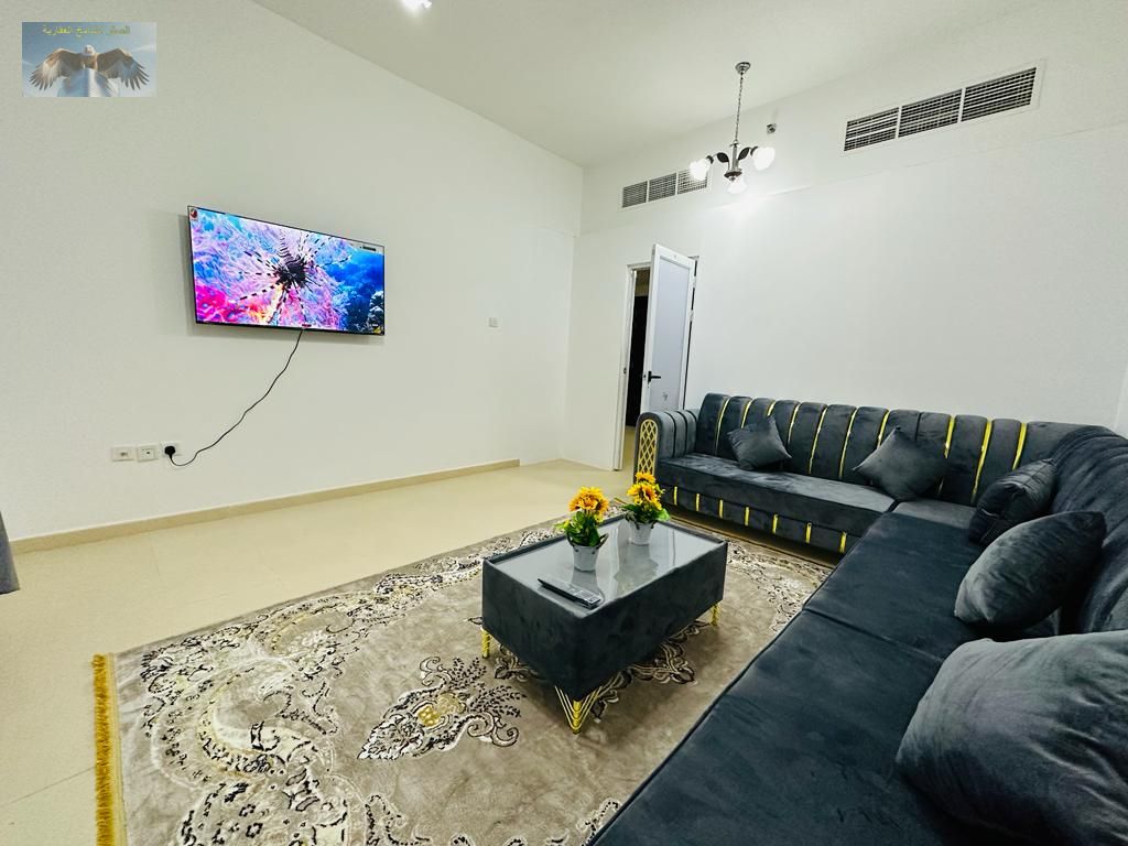 A golden and unique opportunity for a two-bedroom apartment with a living room, in a prime location and with a wonderful view in Ajman.