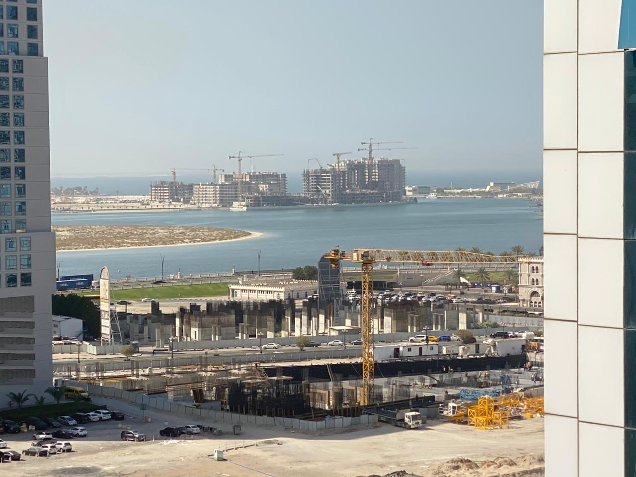 Two-bedroom apartment in Al Majaz 2 with parking. Rent AED 45,000/year, non-cashable security cheque, ready to move in, ideal for families.