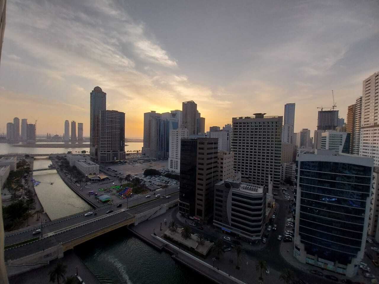 Direct sea view Luxurious three-bedroom apartment with living room Large storage room Built-in wardrobes Free parking Prime and vibrant location