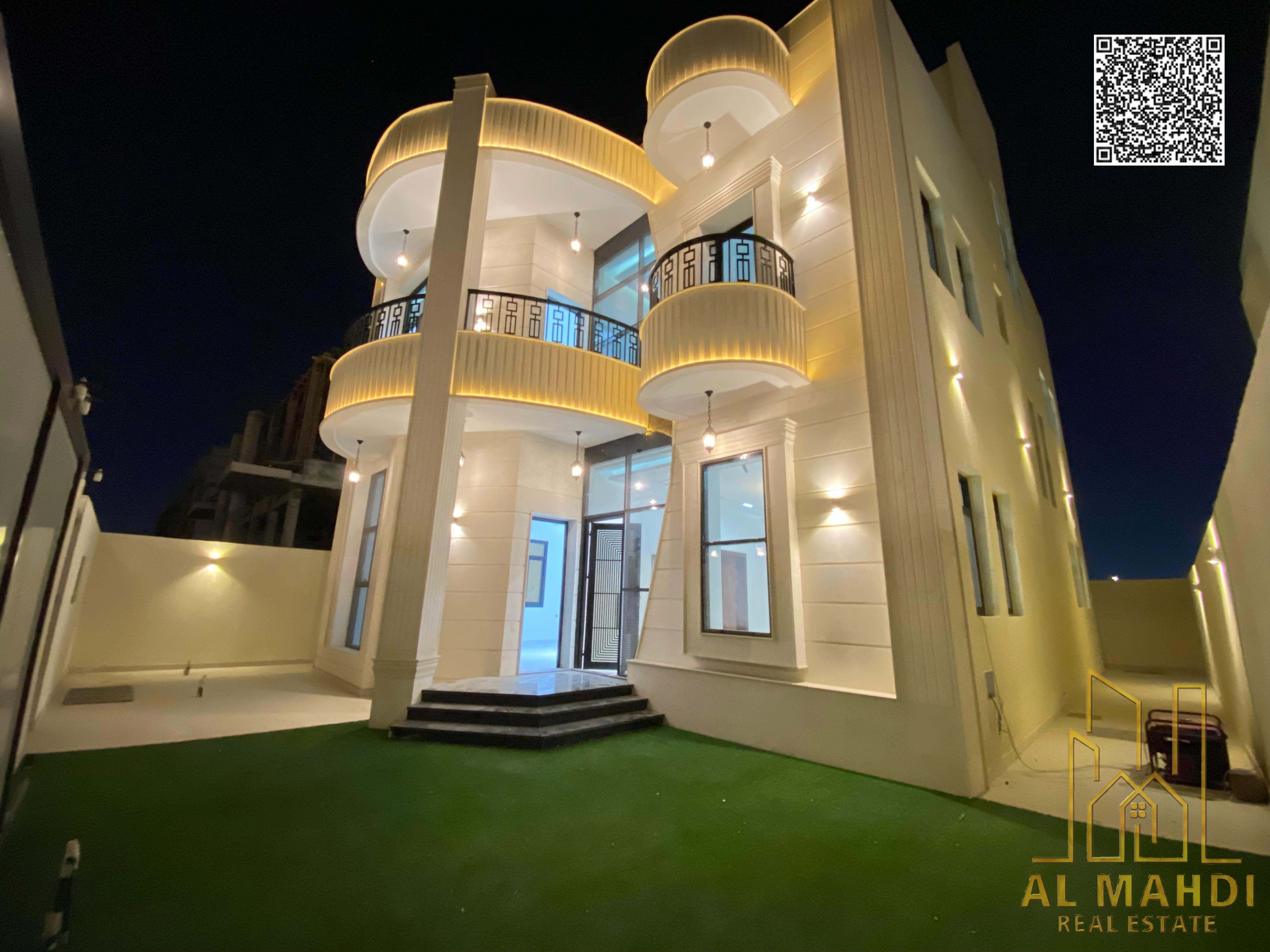 Villa for Sale (Ground + First + 5 Stair Rooms) in Al Helio 2 – Registration & Ownership Included – Prime Location – Ajman