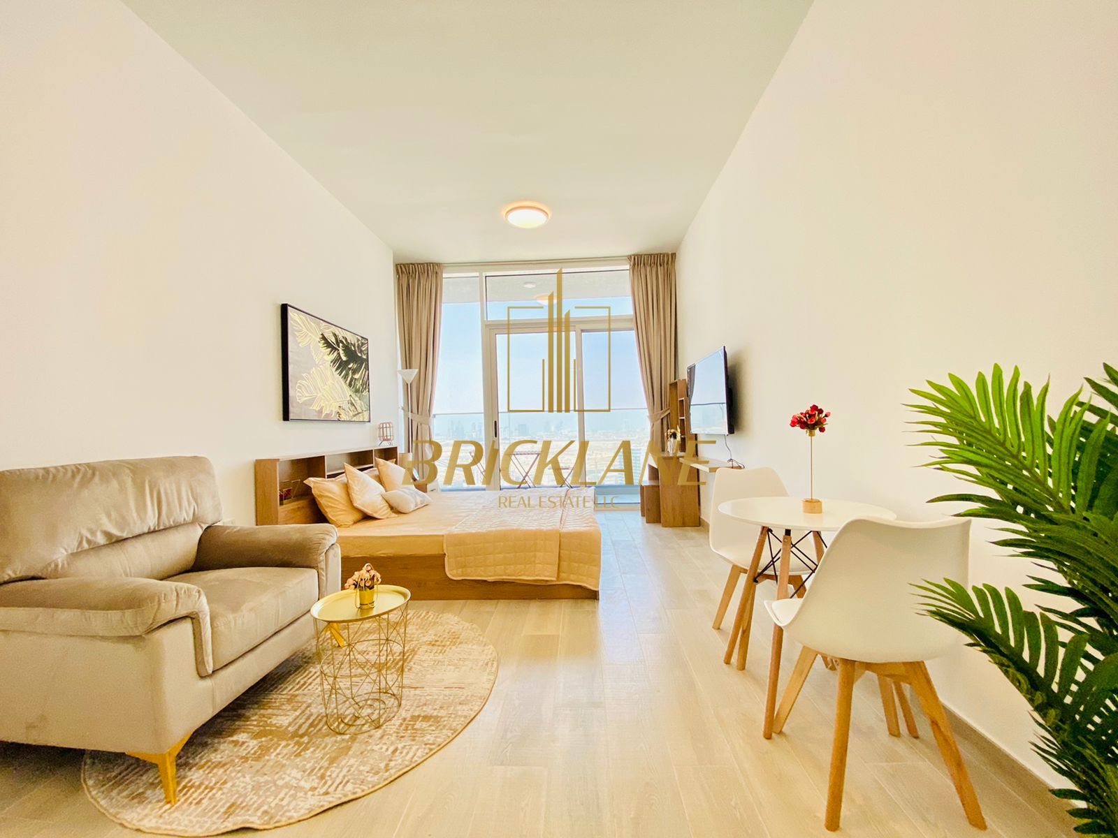 Furnished Studio | Bloom Heights 1 | Balcony & Multiple Views