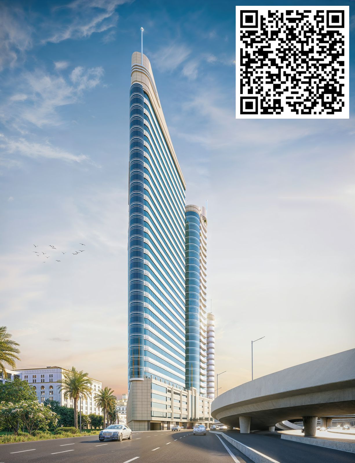 Conquer Tower, Ajman Industrial Area Distinguished Apartment for Sale with an Open View