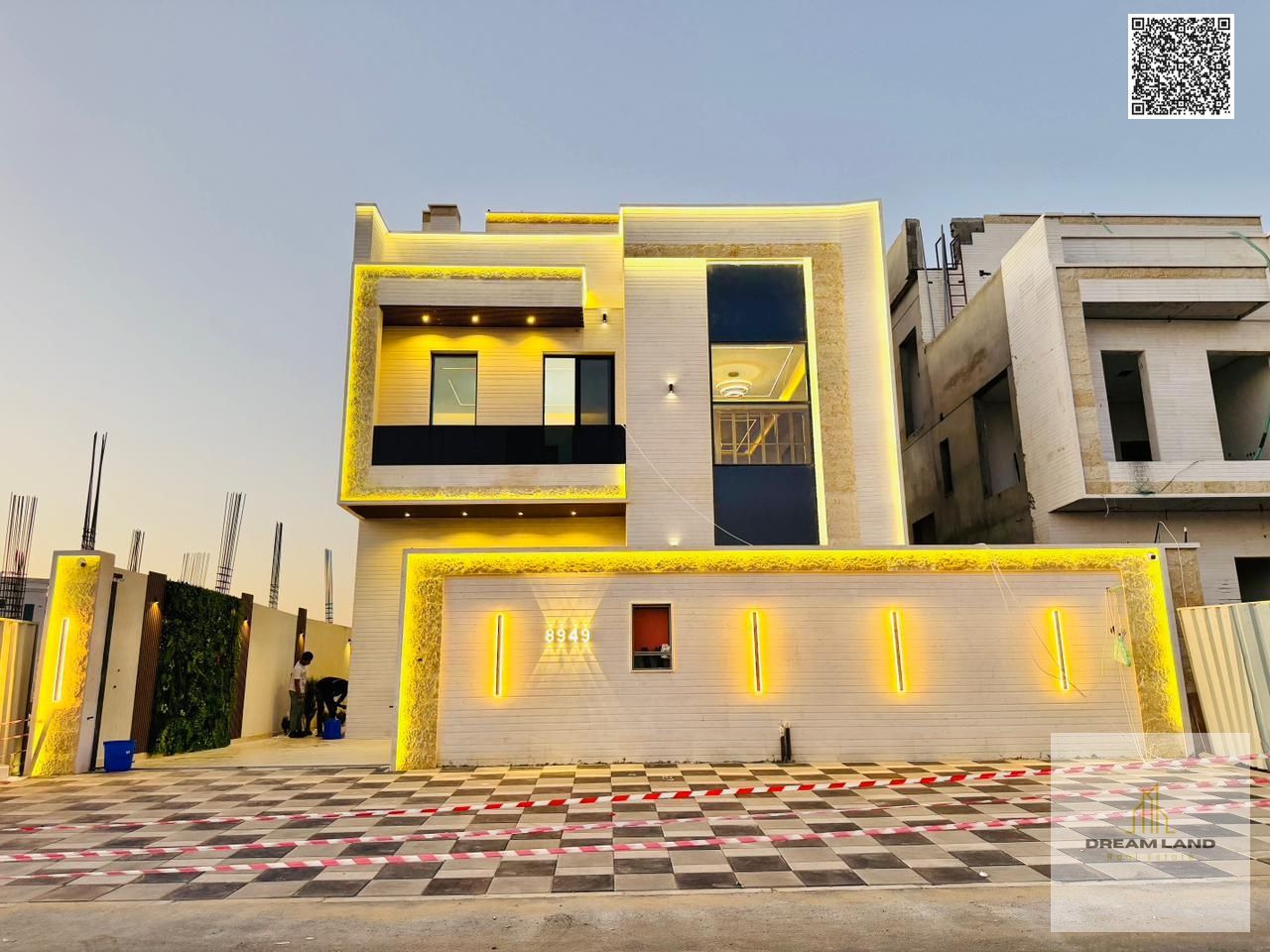 Luxury villa in **Al Zahia - Ajman**, ready for immediate occupancy, featuring high-end finishes and spacious living areas. **Freehold ownership for a