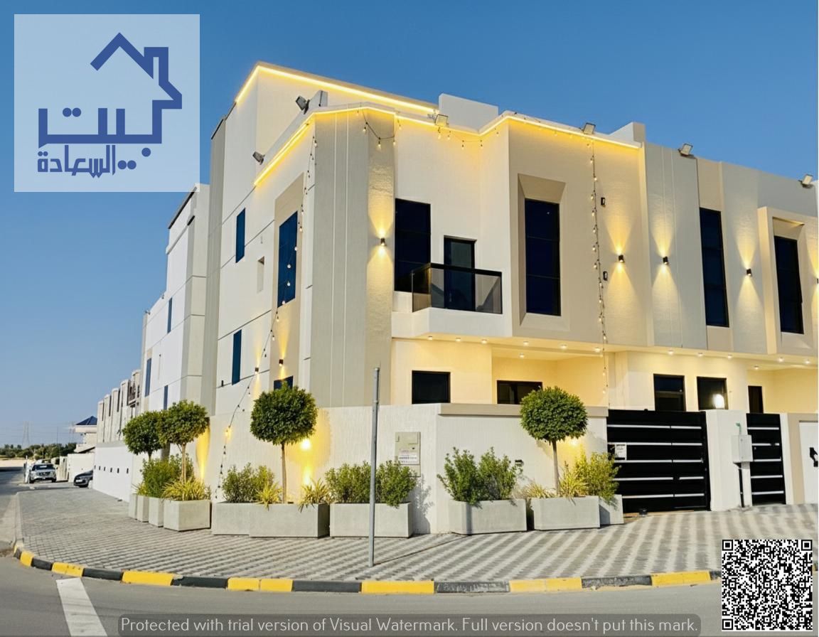 For sale : townhouse in Al Helio 1 (2 floors + roof) Includes registration & electricity fees _ Near Sheikh Mohammed bin Zayed Rd _ Freehold.