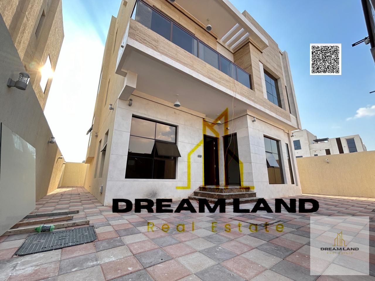 Including registration fees, Amazing villa, consists of 5 master bedrooms with built in wardrobes and rooftop, now for sale in upscale area