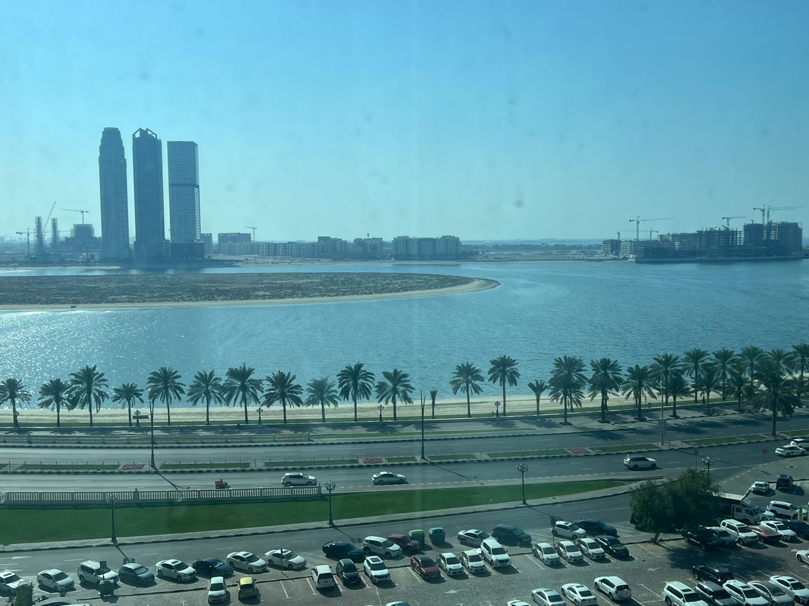 Free AC | Parking, gym & pool | Built-in wardrobes | Sea view | Balcony | Direct Dubai exit | Near Al Qasba | Panoramic view