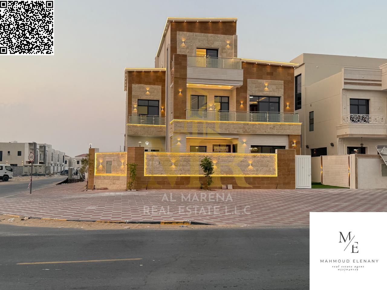 Seize the opportunity and own one of Ajman's most beautiful villas, featuring an elegant design and luxurious finishes, located next to a mosque and a