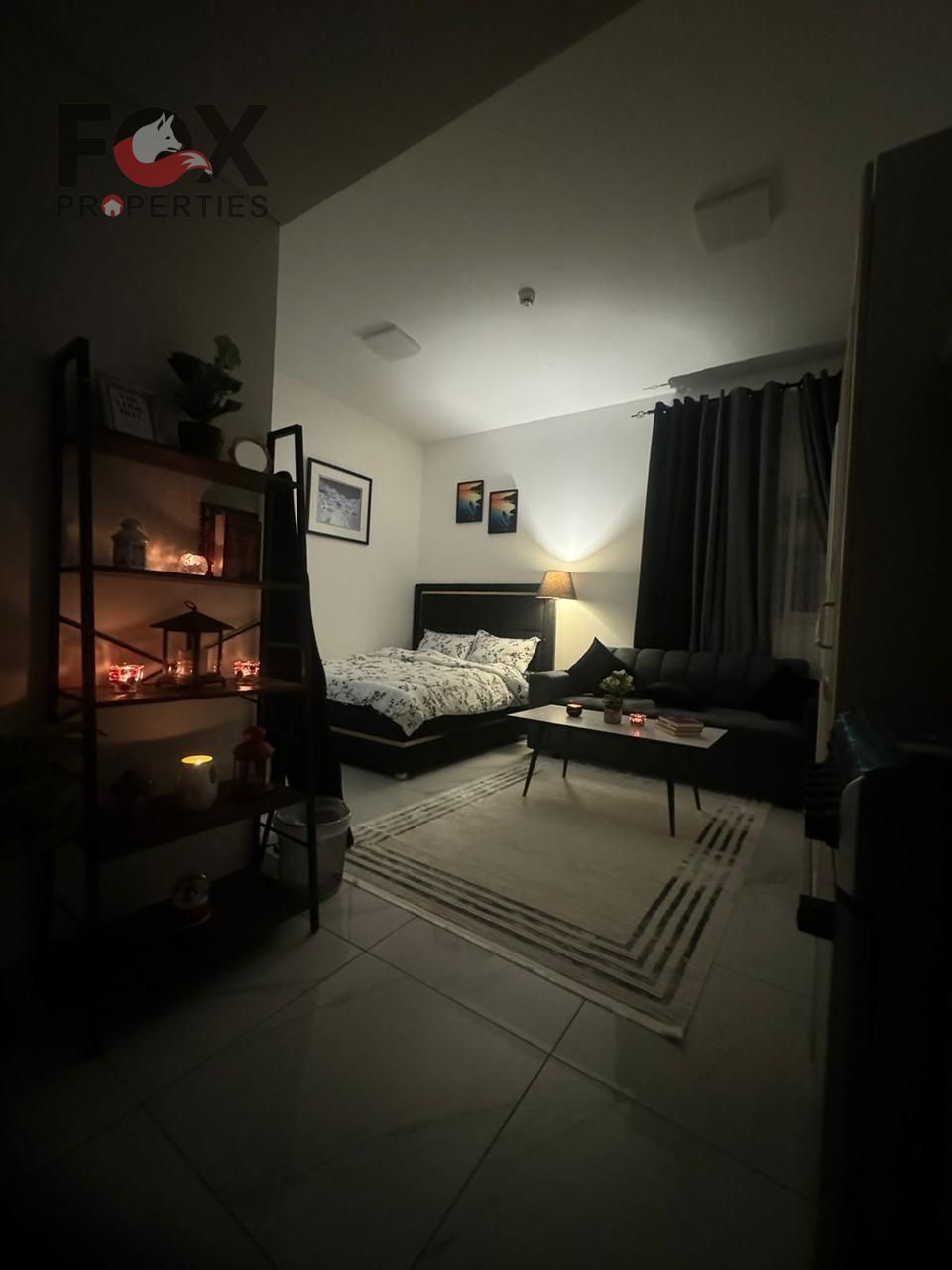 Studio apartment for rent, first occupancy. Location: Al Nuaimiya - Indoor parking within the building. Prime location on Al Ittihad Street.