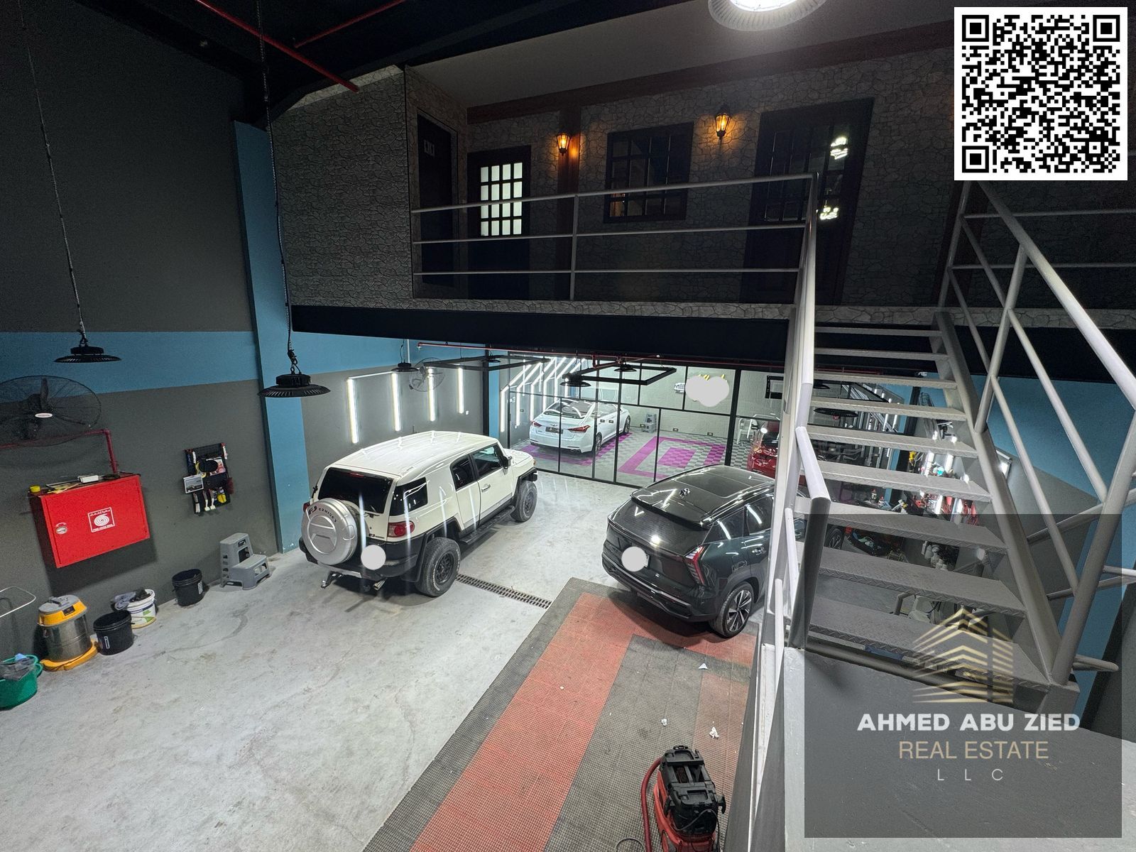 Excellent investment opportunity in Al Jurf Industrial Area | Car Care Center | Activities: Ceramics – Vinyl Wrapping – Car Wash – and several other