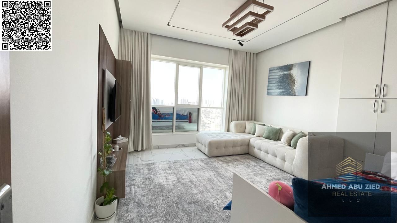 Fully furnished one-bedroom apartment in Al Rashidiya 1 | Al Waha Towers - Gym - Swimming pool - Parking - Master bedroom - 2 bathrooms - Spacious liv