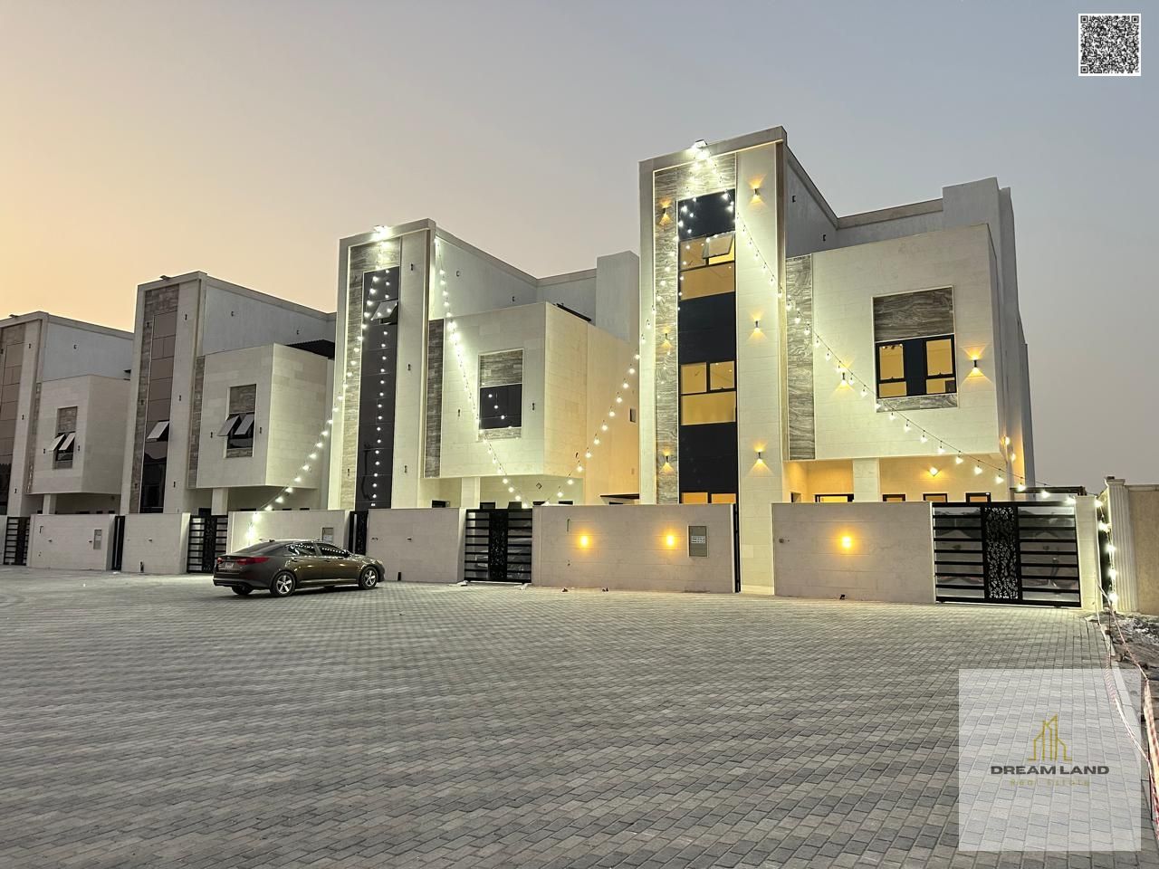 Villa for sale, all-inclusive (registration, ownership, water, and electricity fees), on the main street, ready to move in, in one of Ajman's most pre