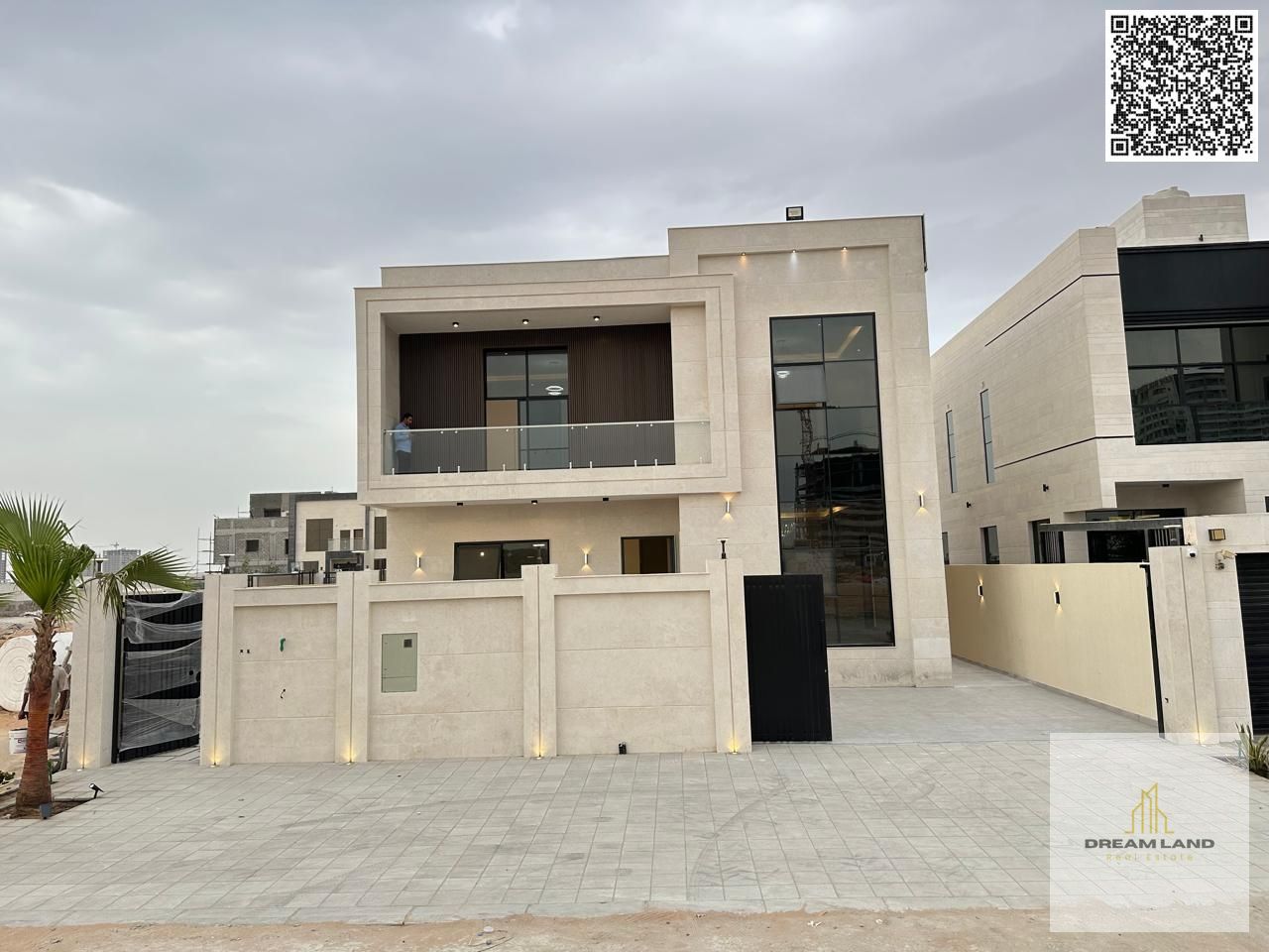 A luxurious villa with a modern design and spacious family areas on a 4000 sq ft plot in Al Amerah, Ajman – a great opportunity for both living and in