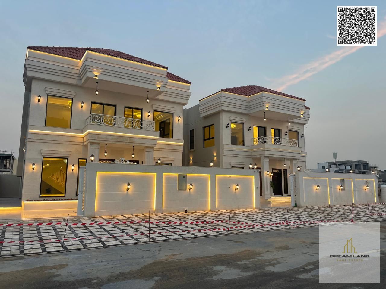 A luxurious classic 4-bedroom villa with high-end finishes and spacious family areas in Al Helio 2, Ajman. Central air conditioning and an ideal locat