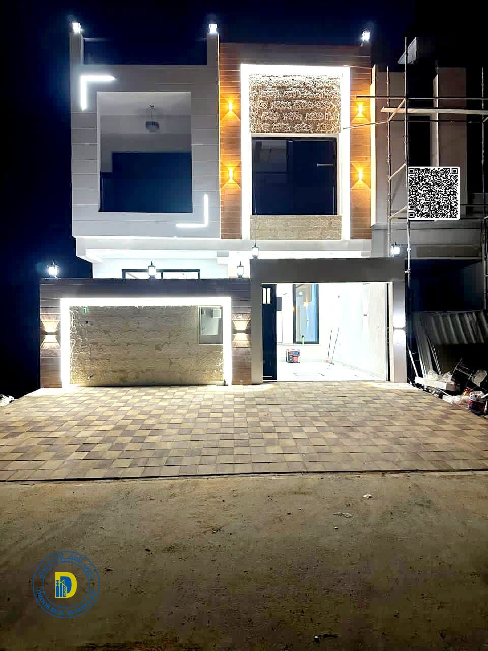 For sale townhouse 4BR with a roof , including registration fees, in Al Helio 2, Ajman. Bank financing. Freehold