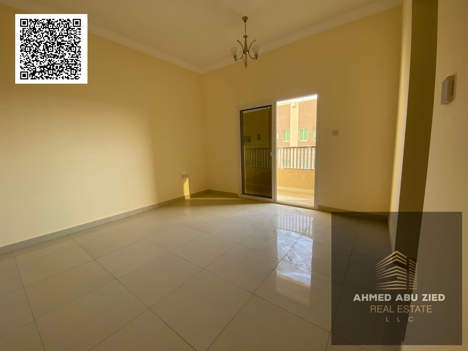 First tenant, master bedroom and living room with balcony and open view in Rawda 1 | Central air conditioning | Near Kenz Mall and Dubai exit | AED 36