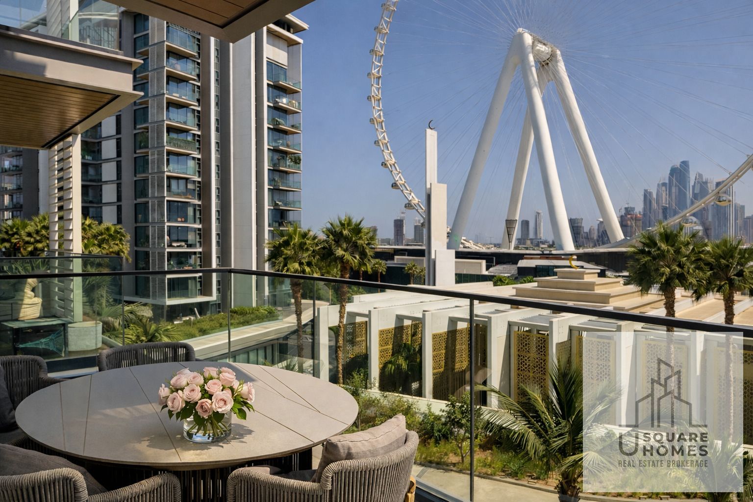 Elegant & Bright Residence Offering Stunning Ain Dubai View