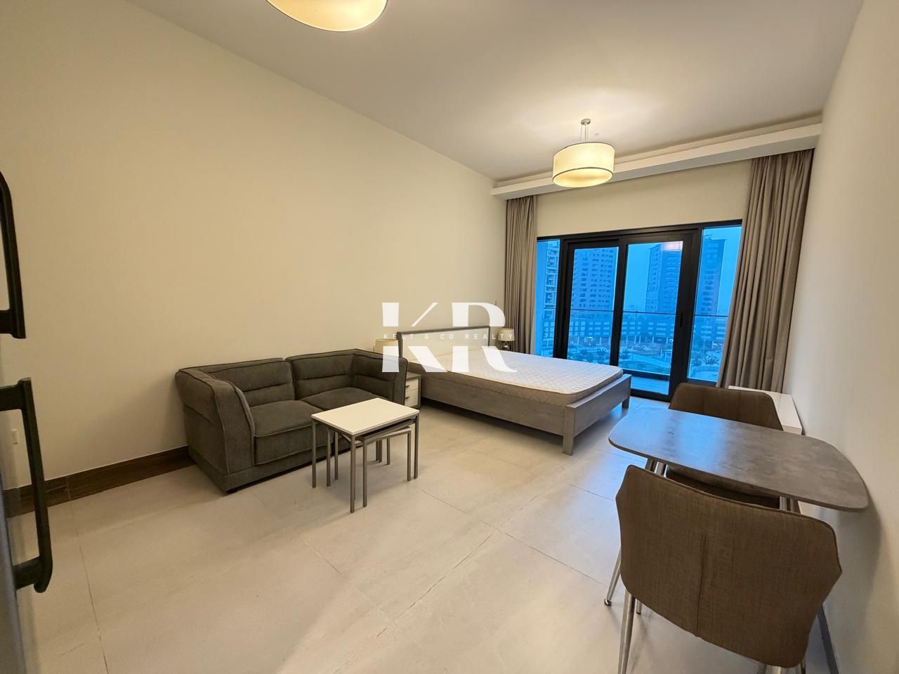 Furnished Studio | Balcony | City & Road View | SOL Bay Business Bay