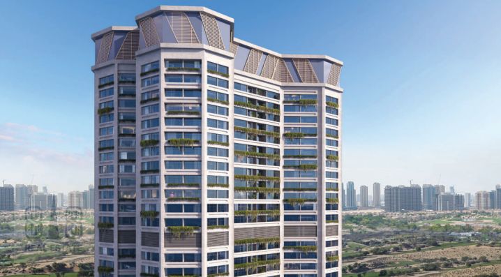 With a 5% down payment and installments over 7 years in Downtown Ajman -INFINITY TOWER BROUCHER