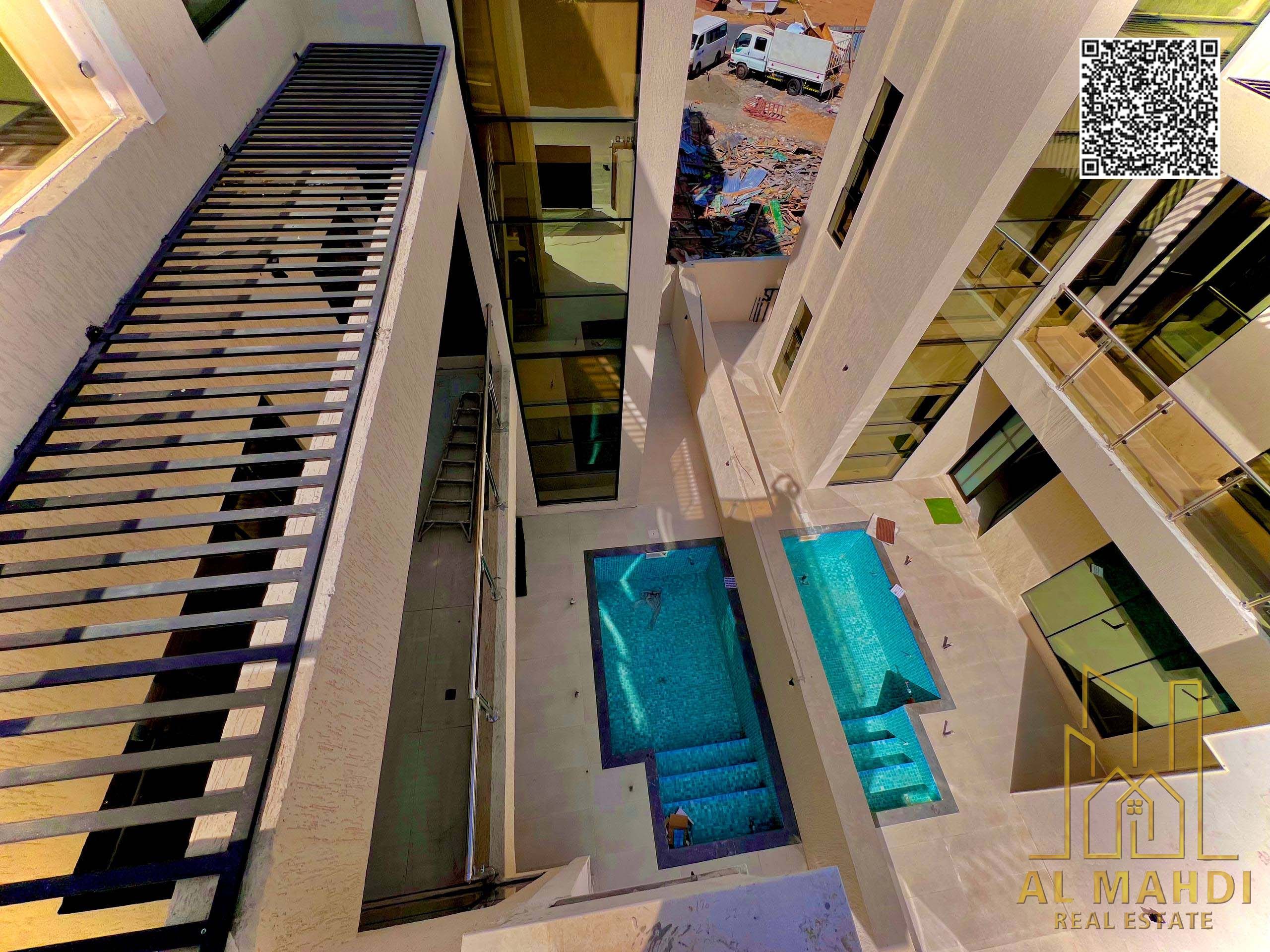 Luxury villa with private pool and rooftop in Al Yasmeen Ajman – Premium living – Fees not included