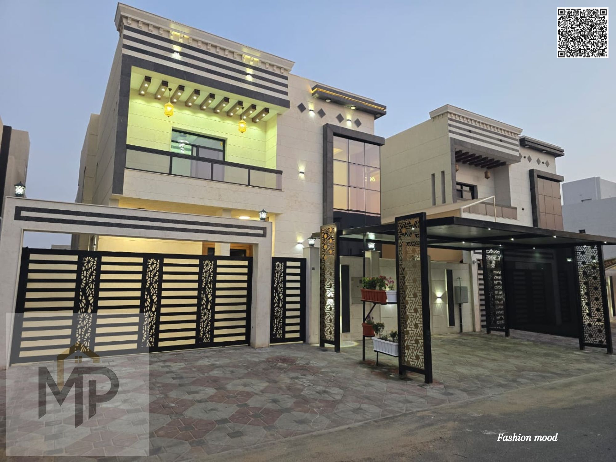 Villa for sale | ajman| al bahia area | 5 master rooms, majlis, hall, maid room| freehold | the price included water, electricity, and central A\C.