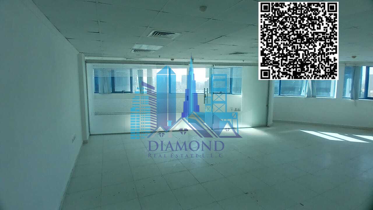 Large office space for annual rent in Falcon Towers, Ajman.