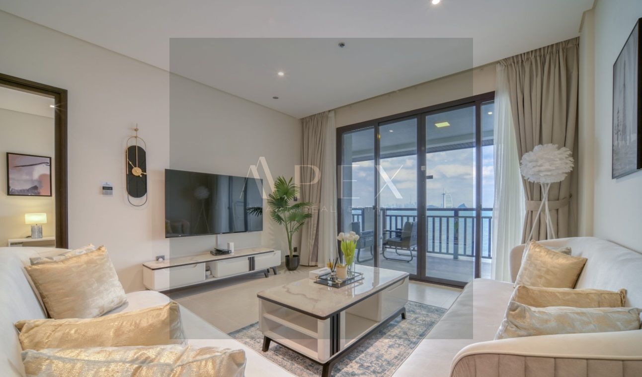 Fully Upgraded | Luxury Furnished | 12 Cheques! | Sea VIew