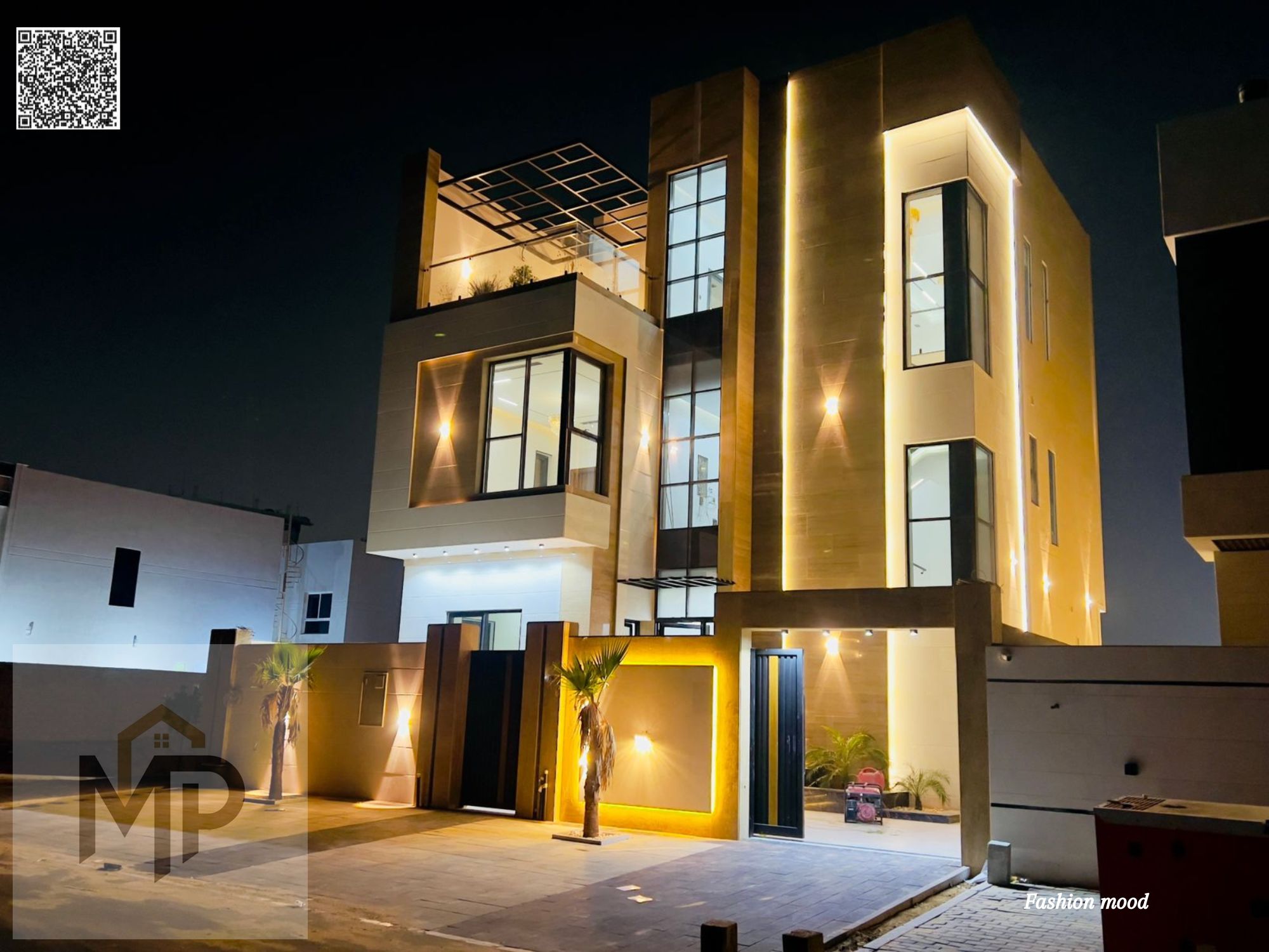 Sikka Villa with (pool)|ajman|al helio2|4 master rooms, majlis, 3 halls, pool, roof|price included registration, water, electricity, central A\C.