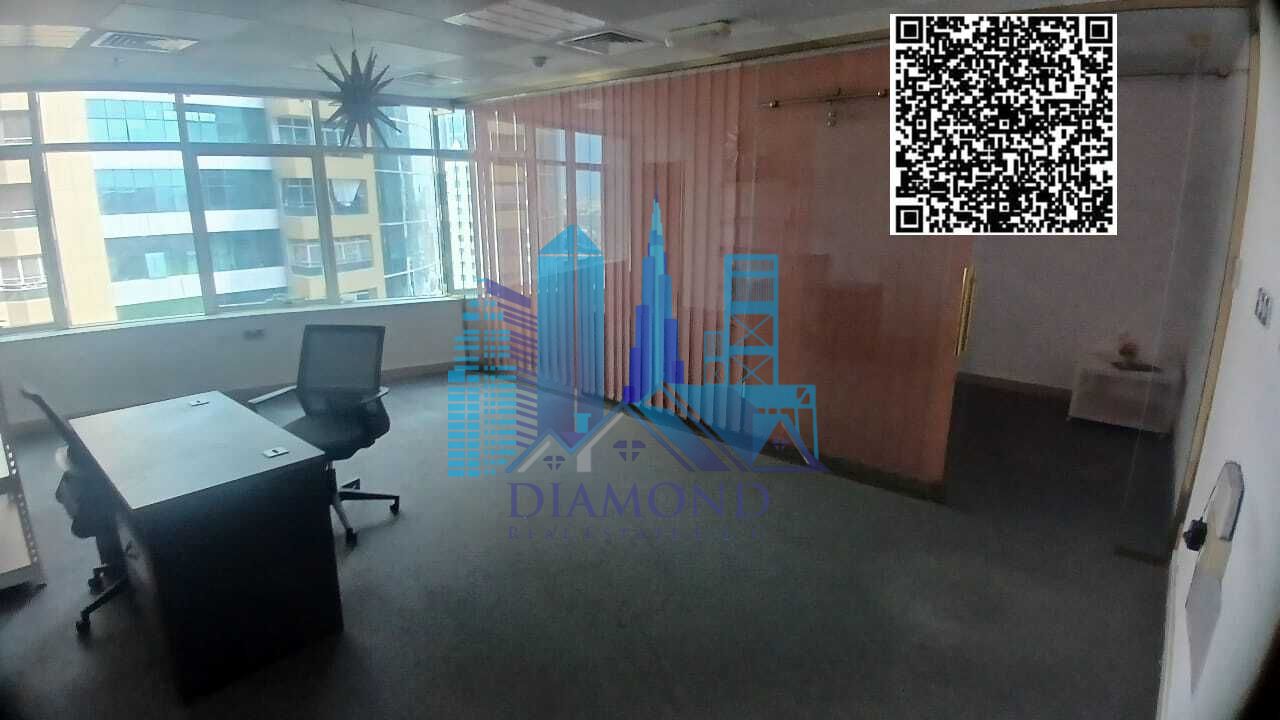 Office for sale, cash, freehold, available to all nationalities, in Horizon Towers, Ajman.