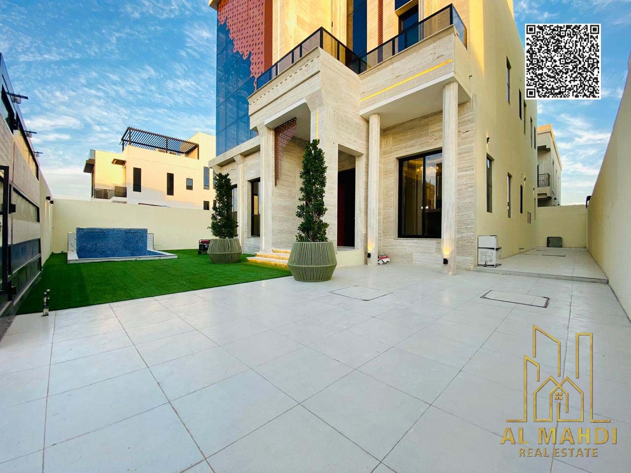 Luxury 6-Bedroom Villa for Sale in Al Aliya, Ajman | Private Pool | Large Yard | Spacious Rooftop | Air Conditioning Included