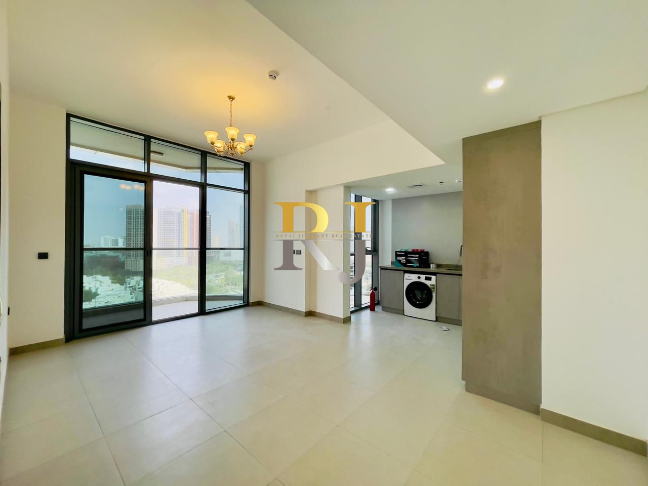 1 Bedroom Apartment | Oasis Vista Residences JVC | Balcony & City View