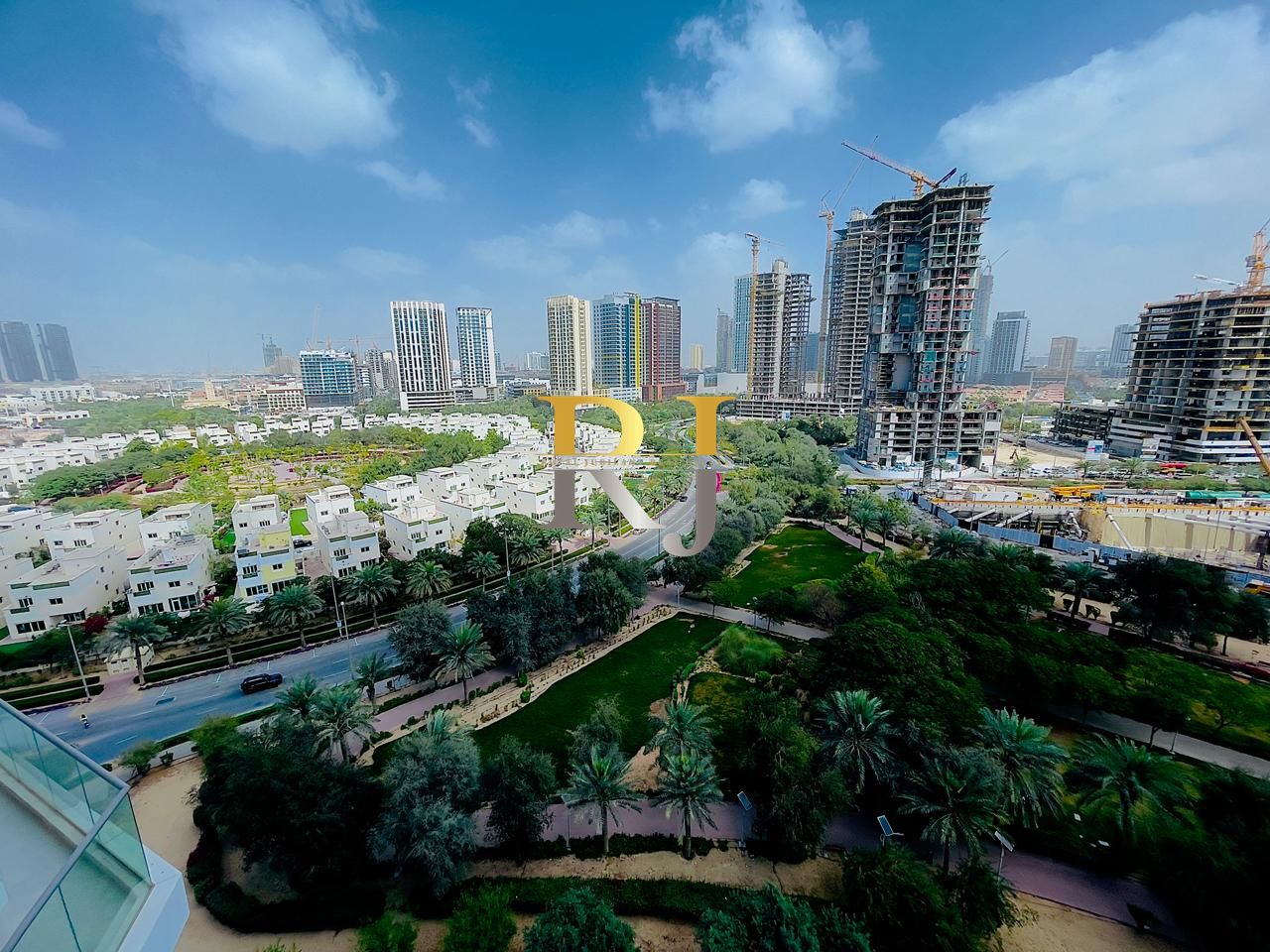 High-Floor 3BR Apartment | Dual City & Park Views | Balcony | Oasis Vista Residences JVC
