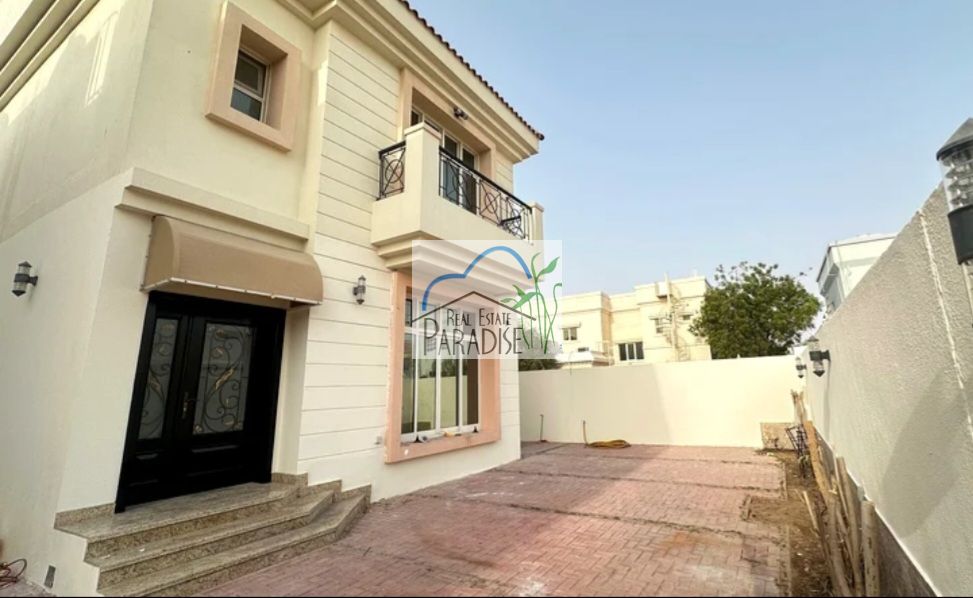 Brand new Semi independent excellent modern finish /4 Bedroom All Master/6 bathrooms/private front and back yard space /5 parking For Rent in Mirdif/