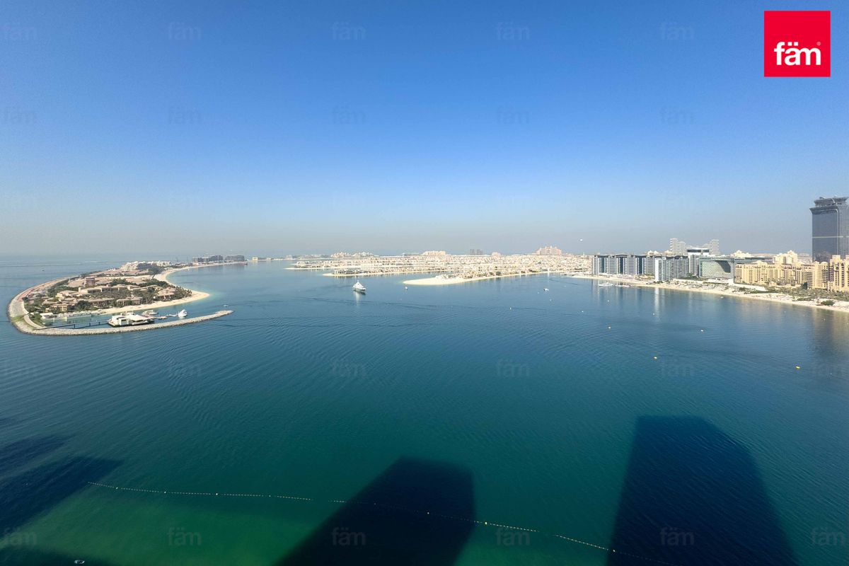 Beach Access I Sea and Palm Jumeirah View I Vacant