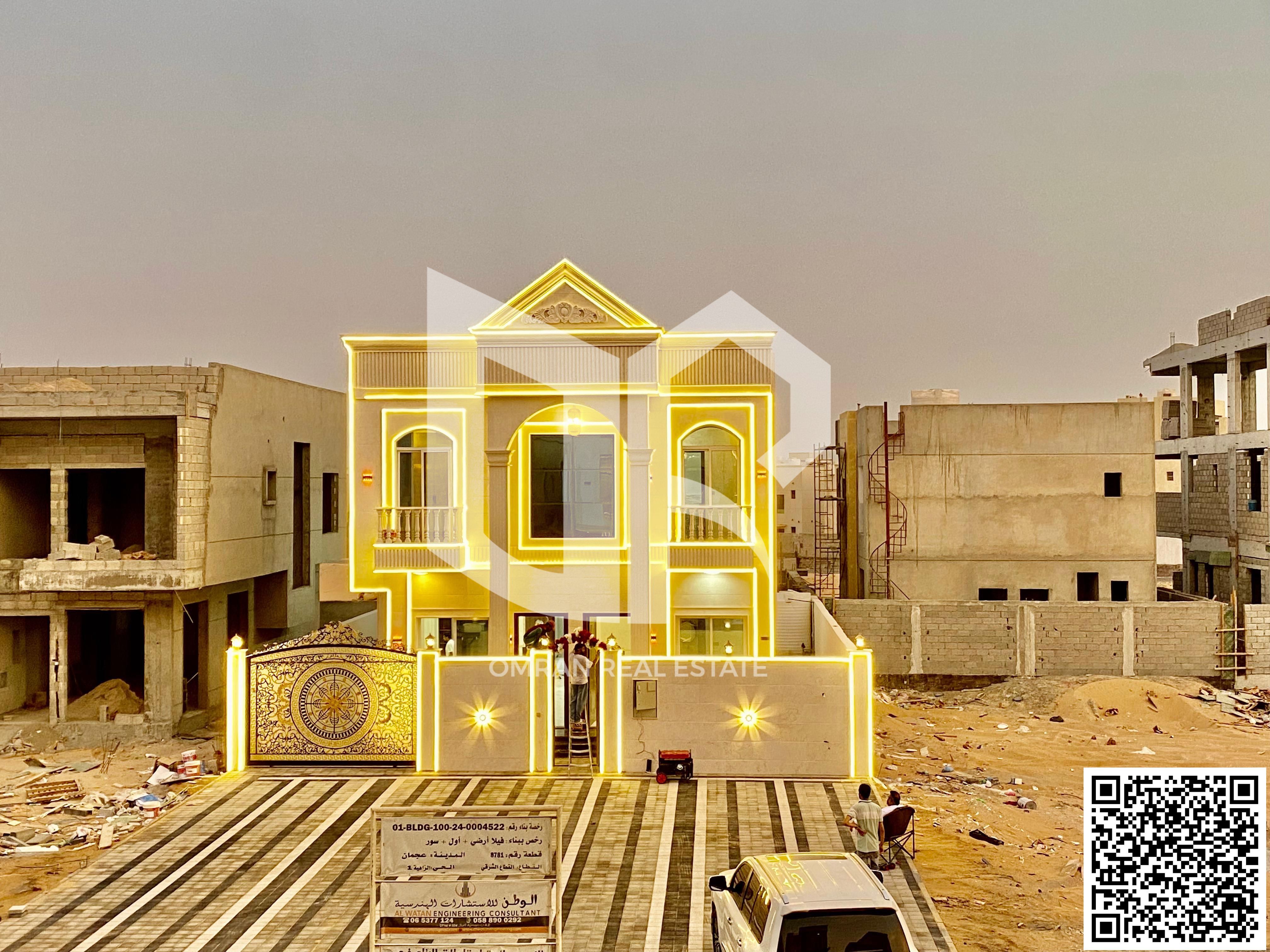 Own your dream villa at a special price in the heart of Ajman, including registration and ownership fees and a large 20-meter