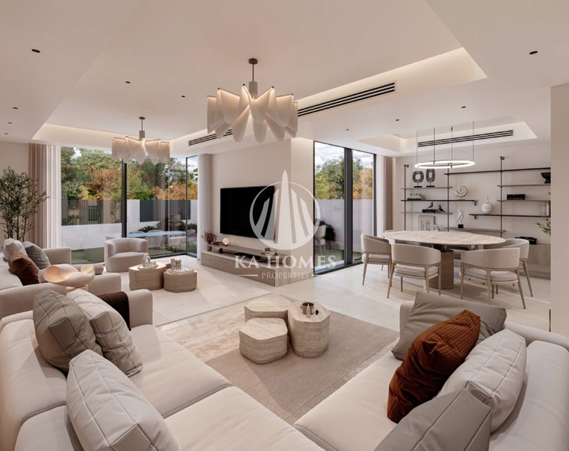 Corner villa in Al Rahmaniya, 4 bedrooms | Down payment 386,800 AED | Modern finishes |