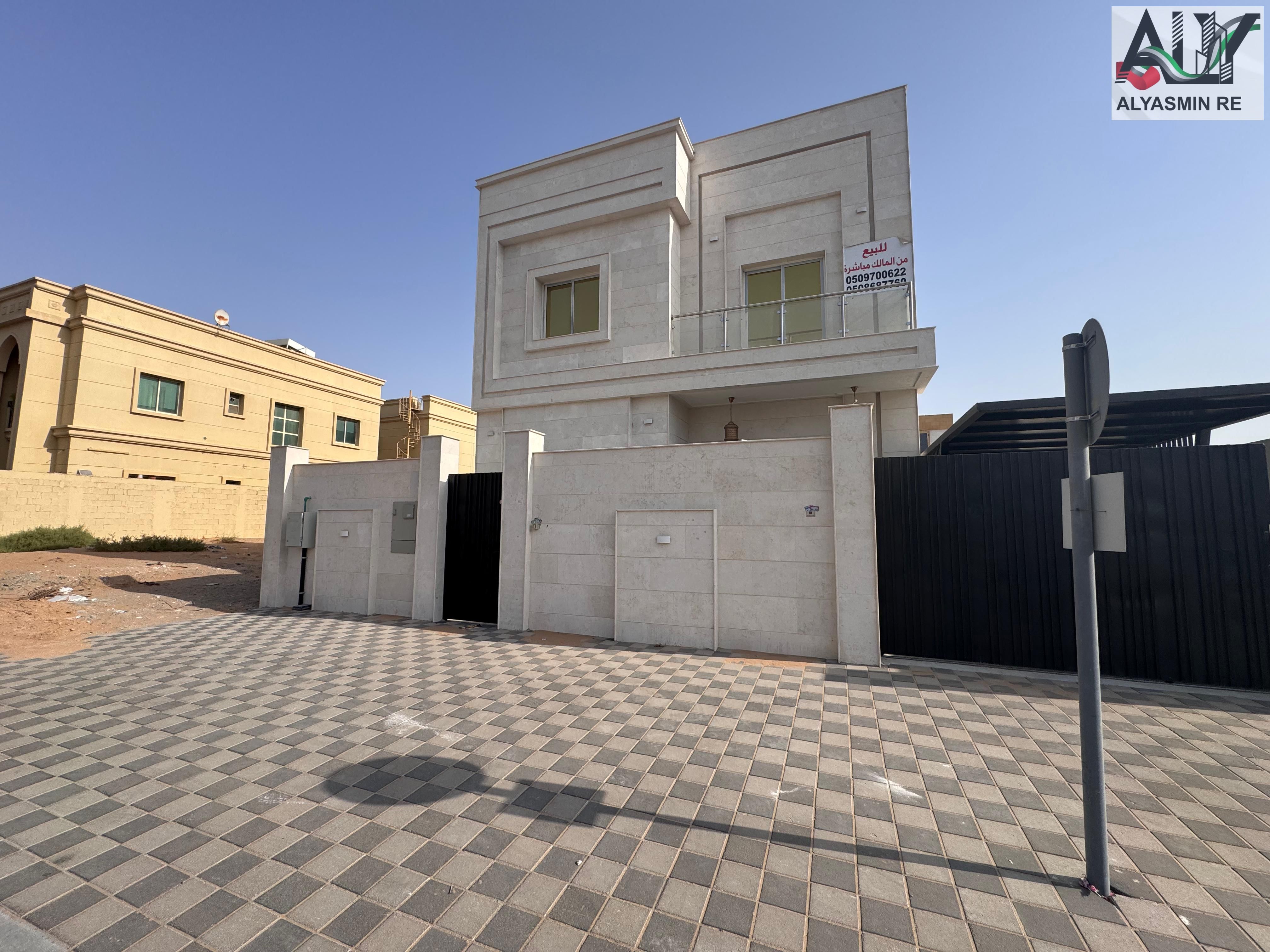 Luxury villa for sale in Al Yasmeen, Ajman | Electricity and water included