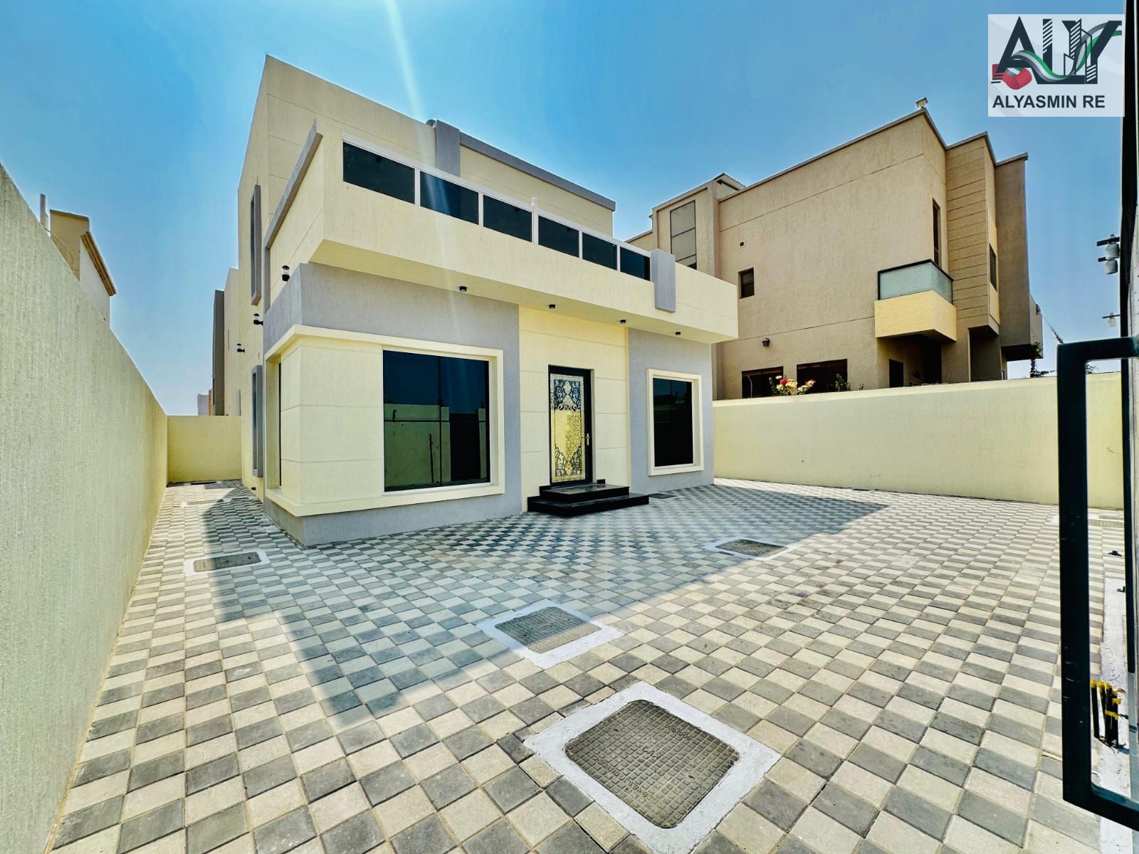 Golden opportunity, great price, Al Zahia, modern 3-room villa with terrace, including registration fees, personal finishing, bank financing, freehold