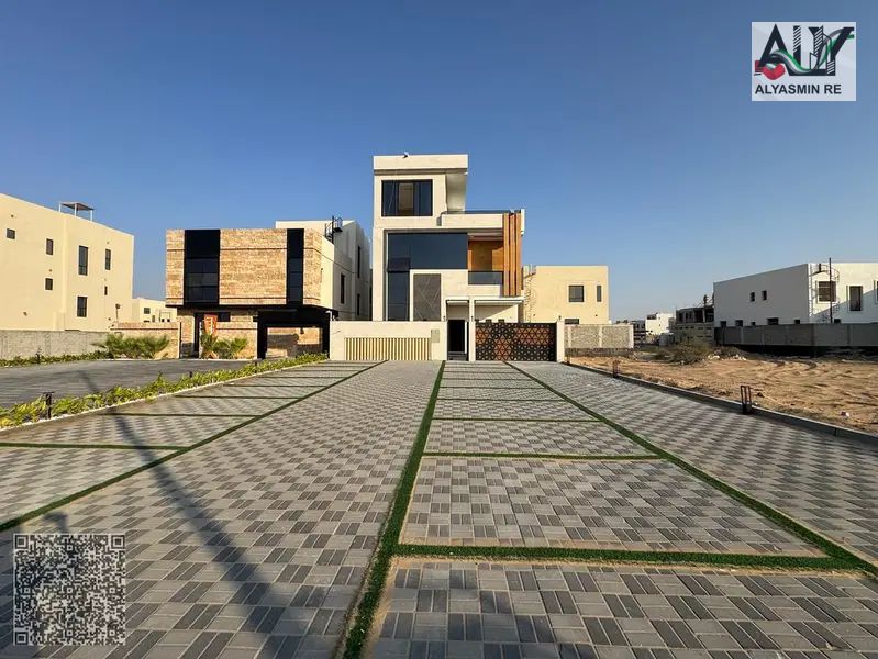 Own a villa in one of Ajman's most prestigious locations, including registration fees, on Sheikh Mohammed Bin Zayed Road. It features 6 bedrooms, a ro