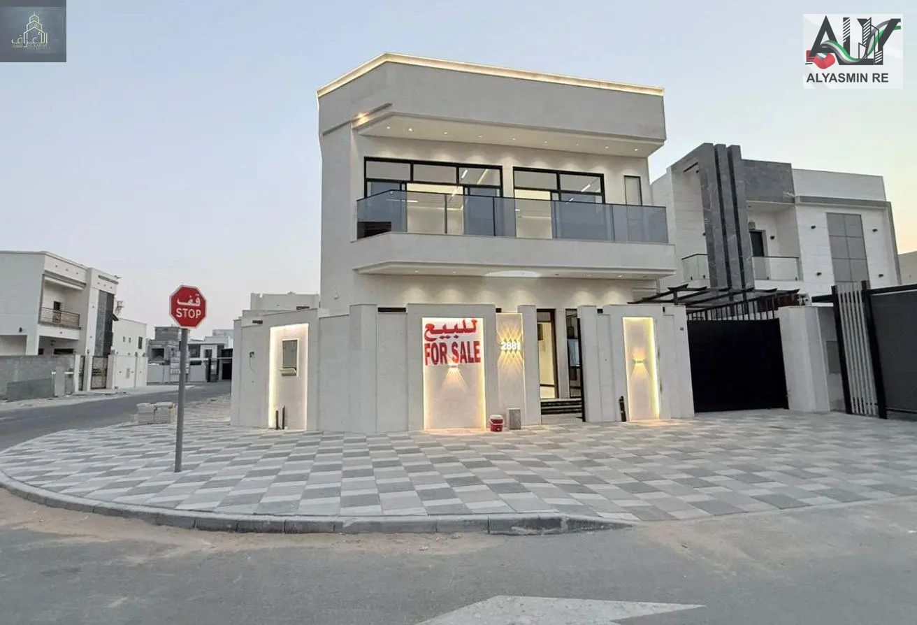 Own a 5-bedroom master villa (ground floor + first floor + corner roof) on Sheikh Mohammed Bin Zayed Road, with no registration or ownership fees.